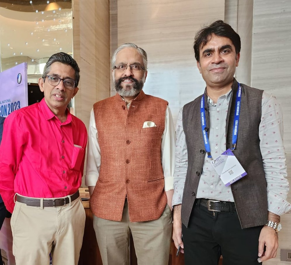 DrAmbrishMithal's tweet photo. Enjoyed Sunday at the impeccably organised #SPEEDCON, perhaps the biggest, best annual gathering of #endocrinologists and physicians.
Spoke on new aspects of treating #vitaminD def.
Great to catch up with @AskDrShashank, @DrLahariya
@Saptrishi5, Rajiv Singla, and many others https://t.co/3Db7U3Xb4T