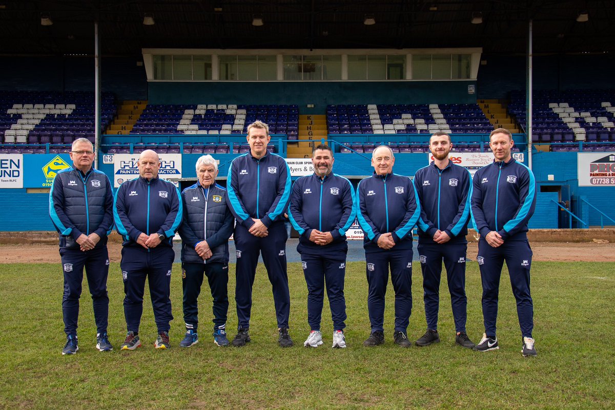 Left to right. 
Rev Ian Grainger, Club Chaplain. Paul Slone. Jimmy Woolaghan. Neil Frazer . Anthony Murray. Stephen Daniel. Jason Burrow. Matthew Johnson. 🔵⚪️