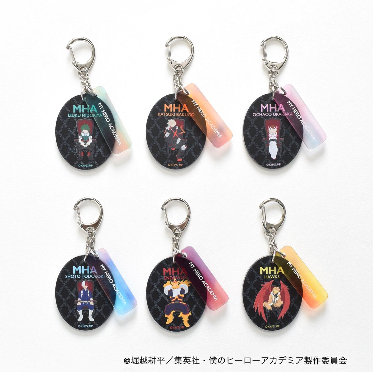 heroaca_plaza's tweet photo. 【京都ロフト会場】2/7-3/3

◇商品紹介◇

○アクリルキーホルダー
〜座れ！イス！アイコンver〜

描き下ろしビジュアルをモチーフとしたイラストを使用した2連のアクリルキーホルダー。

※ご来店時欠品の際はご了承ください

■京都ロフト 4階

#僕のヒーローアカデミア
#ヒロアカ
#heroaca_a https://t.co/avvAfDq4wT