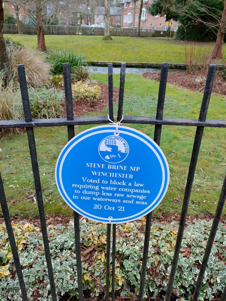 nicktweet's tweet image. #SteveBrine #MP #Winchester #SouthernWater #TorySewageParty