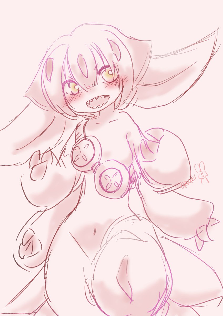 「「レグ、似合うか?」#メイドインアビス #miabyss #ブラジャーの日  」|うらべあづきのイラスト