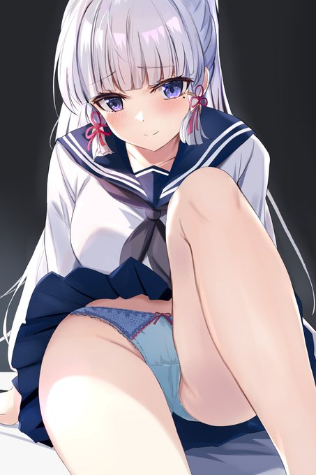 セーラー服の神里綾華 #原神 #GenshinImpact 