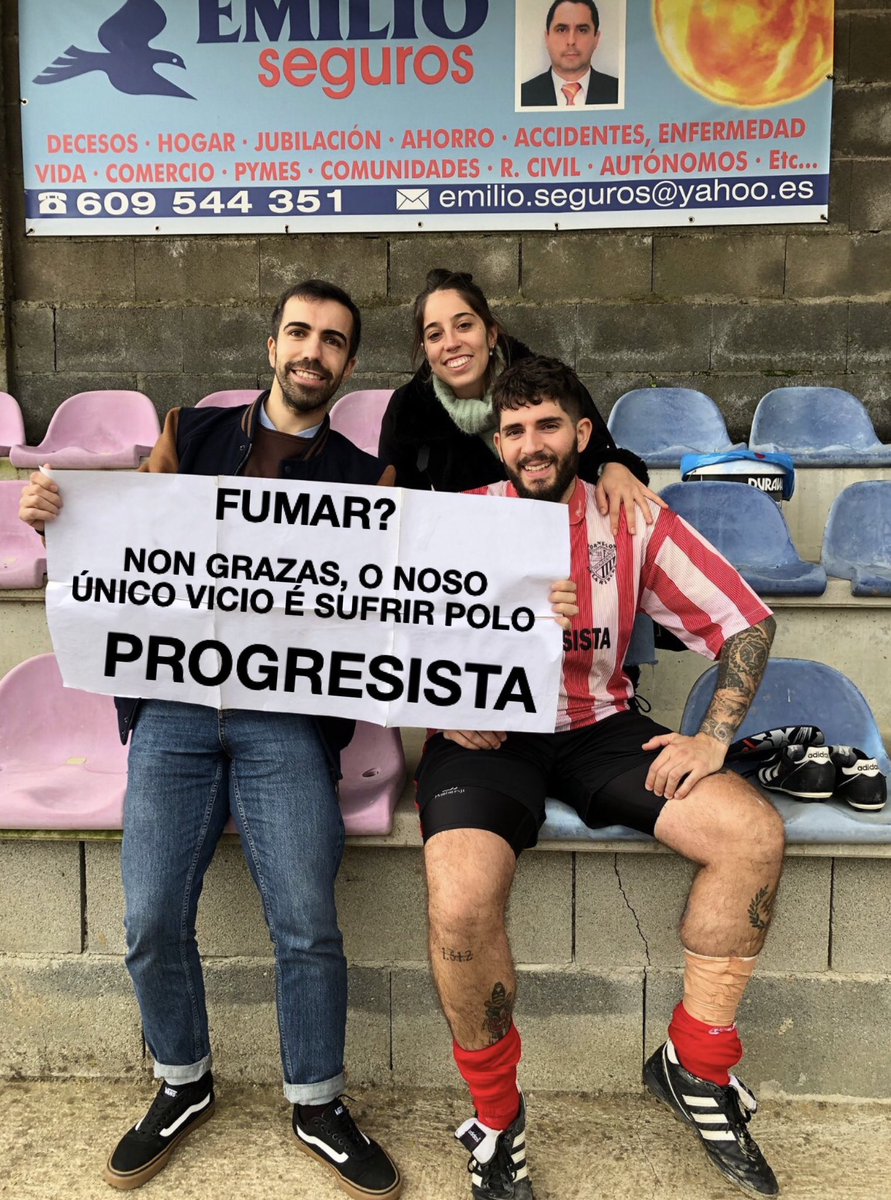 O fácil é ser dos equipos grandes como Madrid, Barça ou Guláns FS, pero se queredes pasar un bo rato e ver fútbol de calidade podedes facelo hoxe as 17:00 no Oural de Fornelos nun apaixoante e trepidante a partes iguais Progresista-CD Crecentense #VamosProgre⚽️