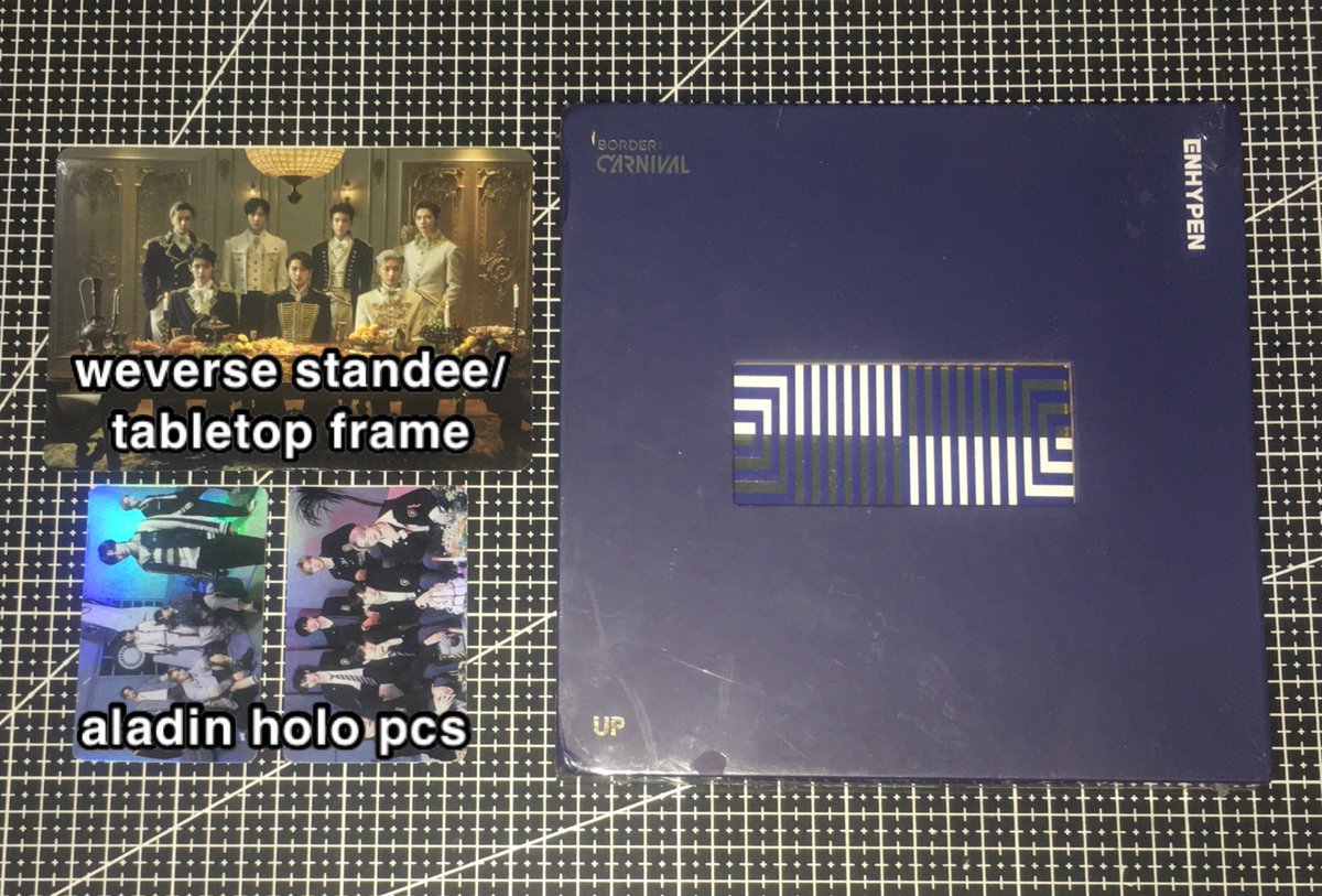 wts lfb enhypen ph

sealed border: carnival album up ver + 3 pre-order benefits (1 weverse standee/tabletop frame, 2 aladin holo pcs) - ₱1150

🏷 b:c enha photocard pob heeseung jay jake sunghoon sunoo jungwon ni-ki