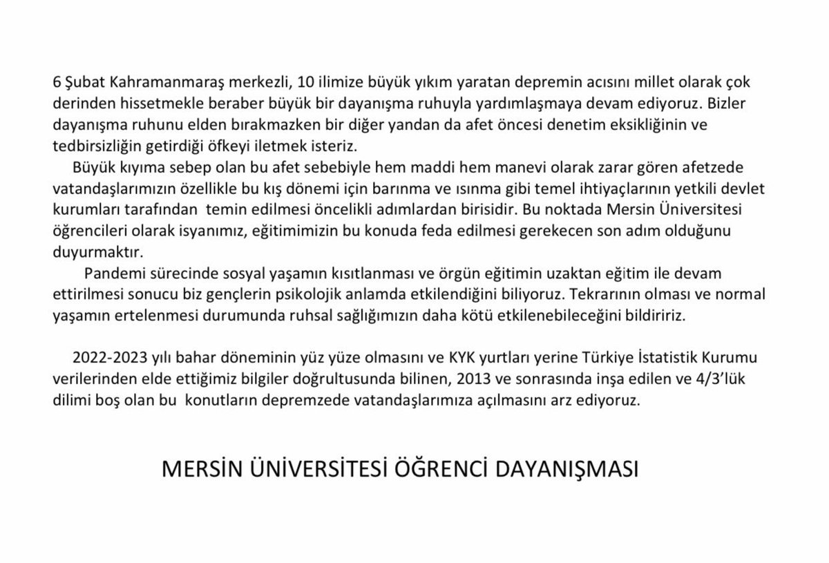 Mersin Üniversitesindeki bazı öğrencilerin yayınladığı bildiri
#uzaktan