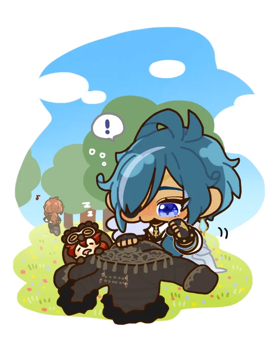 お昼寝 #ディルガイ 