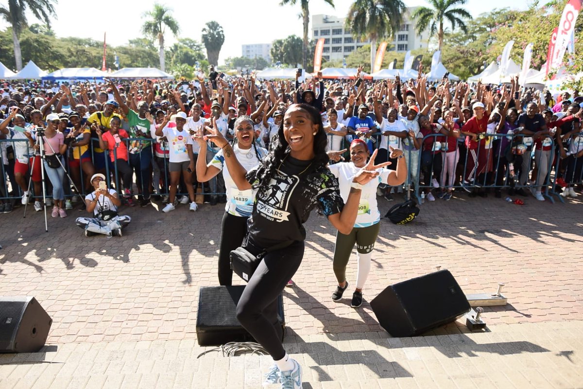 SagicorJa's tweet photo. Come for the run, stay for the VIBES 🔥🔥🔥 #RunForTheFun #DonateForTheCause #SigmaRun2023 #TheLegacyRun https://t.co/3j4ZPra8FP