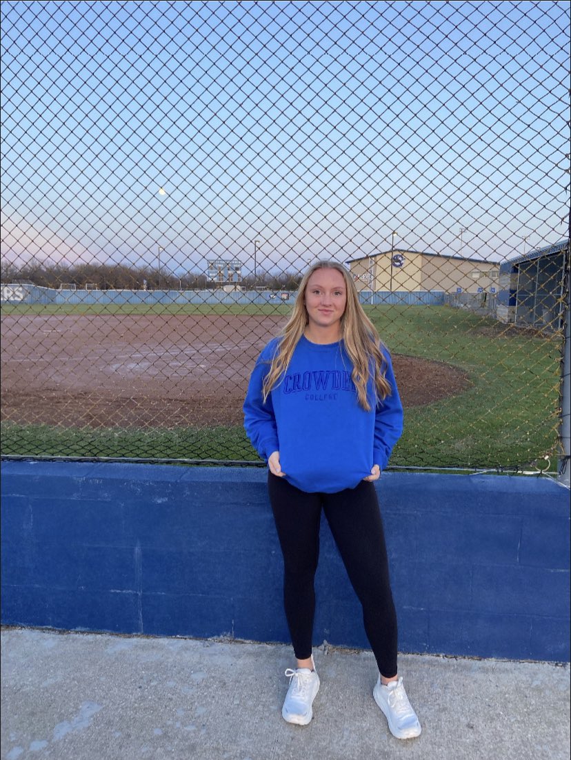 So excited to announce that….I will be continuing my academic &amp; athletic career at Crowder. Excited for the future! Go Roughriders! 💙🖤 <a href="/CCRoughridersSB/">Crowder College Softball</a>
