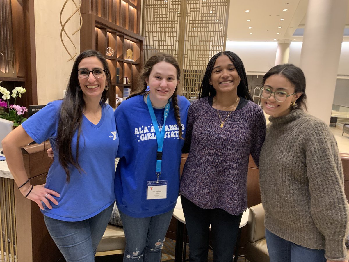 NealDenton's tweet photo. Two of the inspiring #ymca youth #yadvocates checking in already! Alissa from Louisiana and Sabrina from Arkansas are ready to visit @uscapitol! @YMCAadvocacy @KaylaRenePayne @ElenaRocha202 https://t.co/sFyluZ6daL