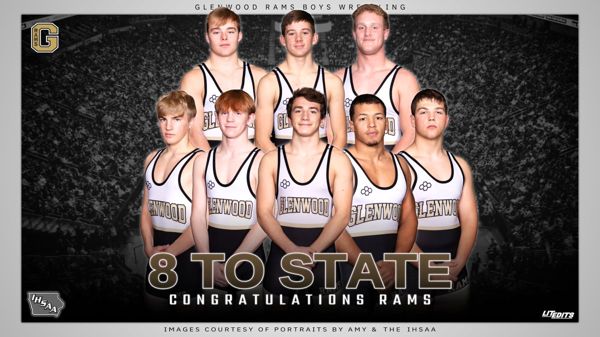 𝗚𝗥𝟴 𝗗𝗔𝗬 𝗧𝗢 𝗕𝗘 𝗥𝗔𝗠 🐏

Glenwood's sending a herd to Wells Fargo Arena hungry for a spot on the podium! 🏅

Good luck this week! 🔥👏

#iahswr // #LitEdits