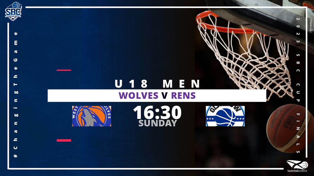 🏆 | Last game of the day
 <a href="/WLWolves/">West Lothian Wolves</a> VS <a href="/glasgowrens/">Glasgow Rens Basketball</a>

bit.ly/3jIcCyU

#SBCScottishCup | #ChangingTheGame