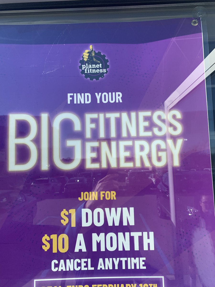 jfdrules's tweet photo. Close @PlanetFitness the correct answer was Big Fit Energy. But you knew that. https://t.co/RVel2YXeEW