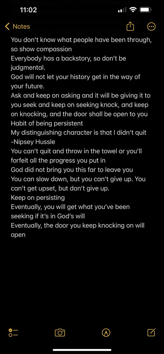 Here are my notes 📝 from church ⛪️ in case you missed it today🫶🏾