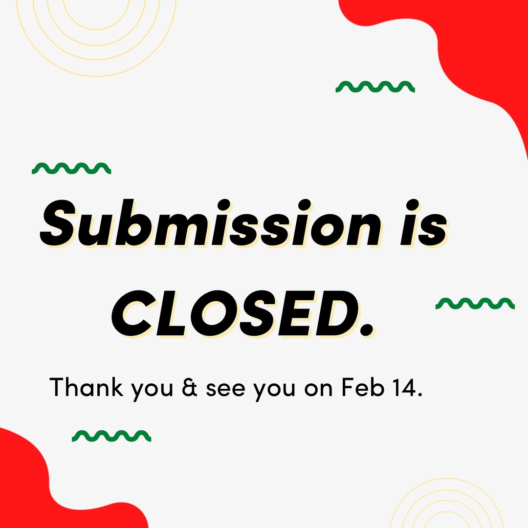 ficsofbrightwin's tweet photo. Submission is NOW closed. We would like to thank our authors for joining is in this little fanfic fest.

For any questions or clarifications, you may send us a DM. 

For our readers, let’s see each other on Feb 14 &amp; celebrate Valentine’s Day with BrightWin in fanfic universe. https://t.co/fOIBt5Zcud