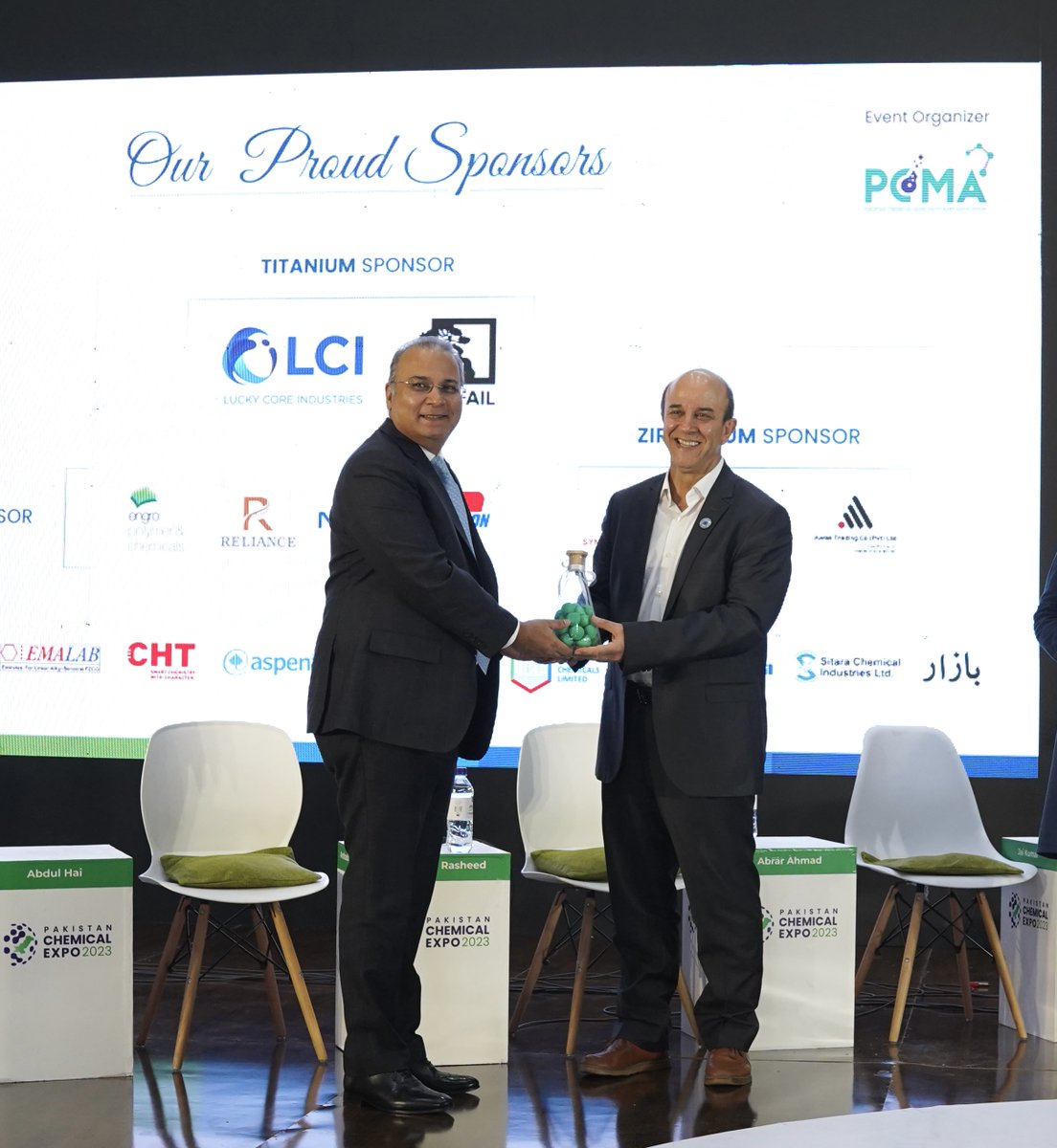PCE_2022's tweet photo. Highlights from the session on “Role of Science Technology &amp; Innovation (STI) in Sustainable Development” by Prof. Seyed Komail Tayebi (President ECO Science Foundation) at the International Conference of Pakistan Chemical Expo 2023.

#PCE2023 #PCMA #PakistanChemicalExpo https://t.co/vwYEXzFCQP