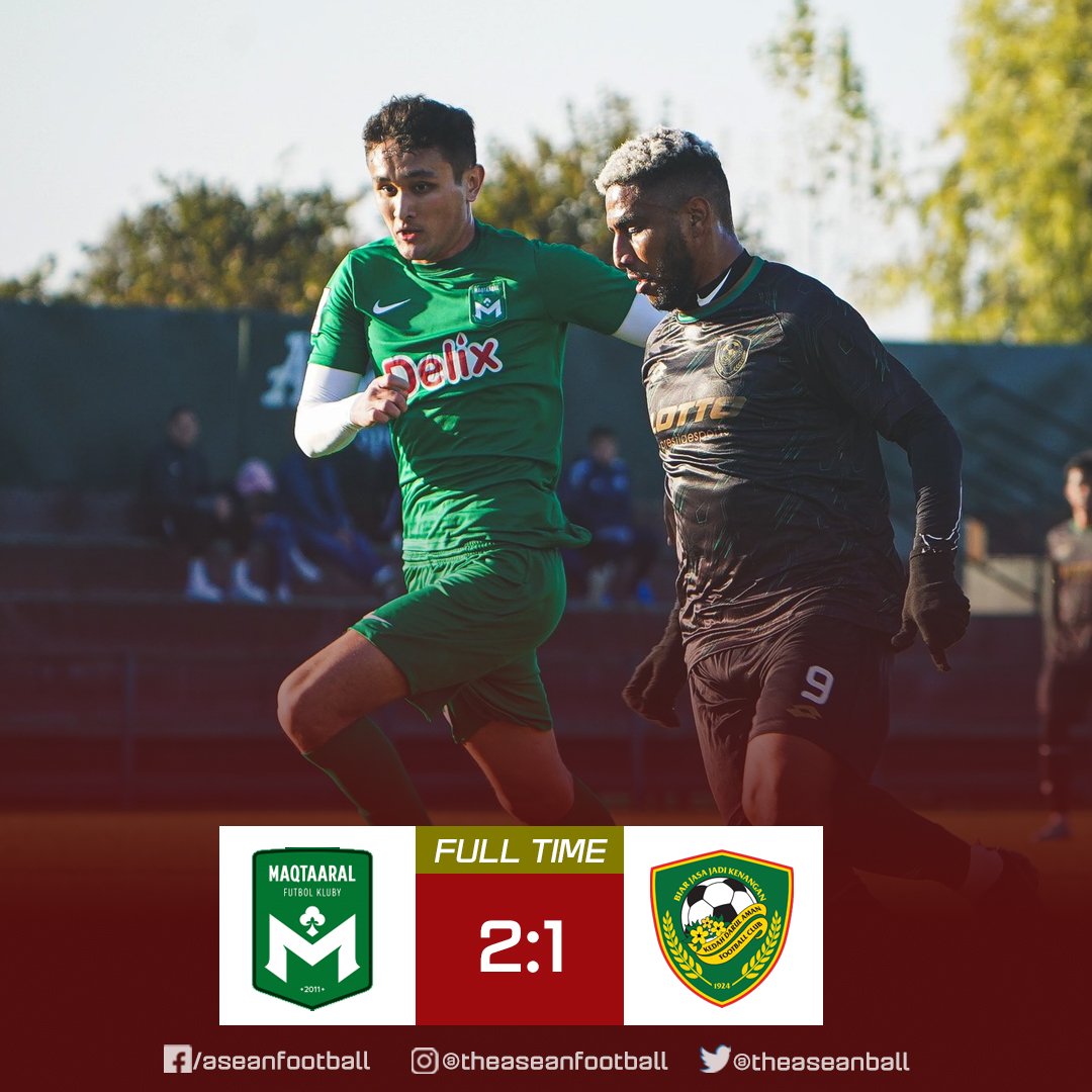 theaseanball's tweet image. INTERNATIONAL CLUB FRIENDLY (12/2)

FT : Kedah DA FC  🇲🇾 1️⃣ - 2️⃣ 🇰🇿 FC Maktaaral

📸 #KDAFC