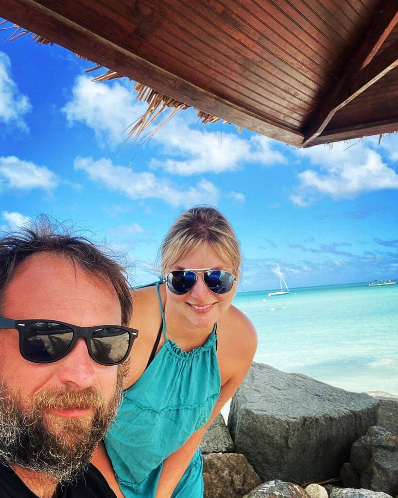 Proof of Pete. He was on this trip, I swear it! 🏝️ #antiguaandbarbuda #sunshine #beachday