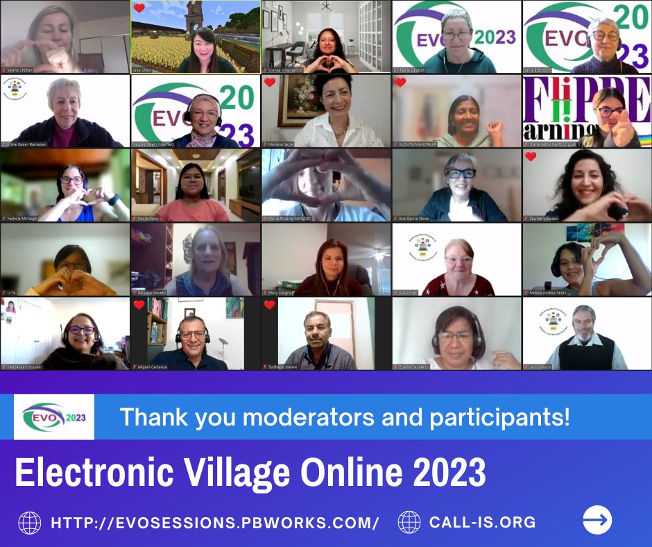 chienjane's tweet photo. Celebrating another successful year of EVO! Thank you to all 57 moderators offering 17 sessions for 5 weeks at EVO 2023! #evomc23 #tesolcallis #tesol https://t.co/nfUlgoQa1x