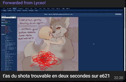 FurryloveUwU's tweet photo. THREAD SUR LYCEO
TW : pédophilie, zoophilie, grooming
je vous  raconte mon histoire et ensuite a la fin tout les screen montrant la culpabilité de @/lyceofr et son copain
lien de l'archive de son F list avec zoophilia et Age Play et j'en passe juste ici -> https://t.co/nKucU0Ld4s https://t.co/IoEGRX1aPT