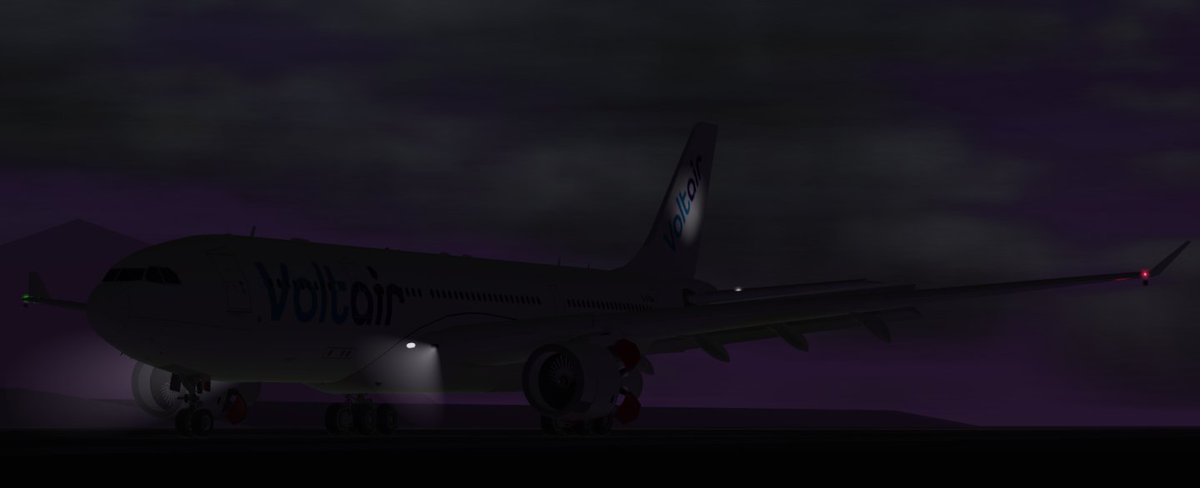 RobloxVoltair's tweet photo. Long Haul... At Voltair!

Who is excited to fly our A330-200 on Tuesday? Here is the aircraft, after landing. Thanks to @RBLXAirTanker for leasing us this aircraft. 

Be sure to join our group/discord if you haven't already!

#ROBLOX #ROBLOXDev #RoAviation https://t.co/4Fj2OppImj
