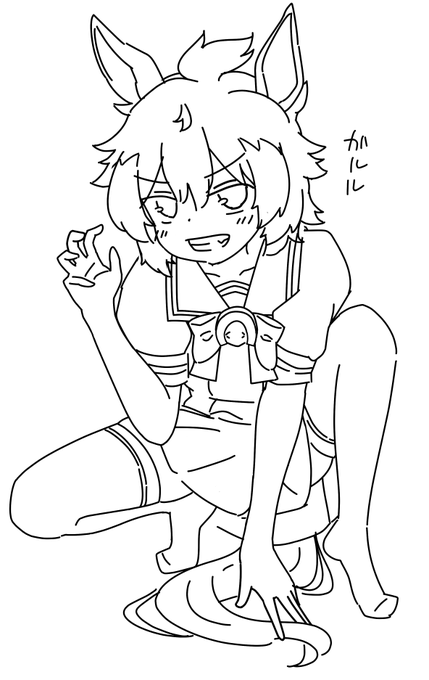 昔描いたウウちゃん 