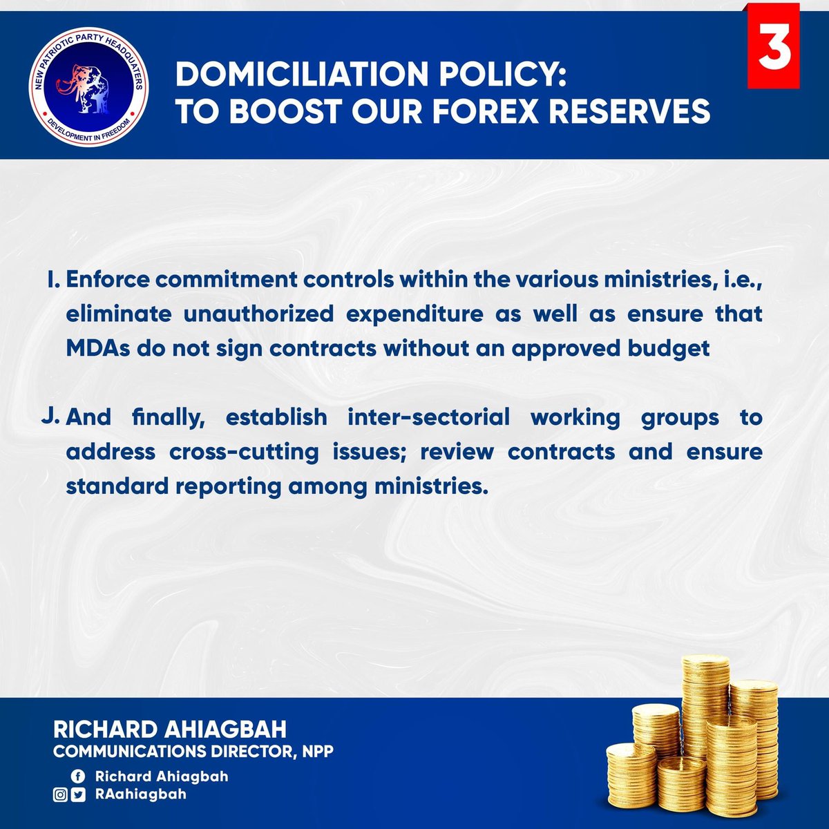 Domiciliation Program To Boost Our Forex Reserves.

 #Ghana #BuildingGhanaTogether #PossibleTogether #PauseAndSaySomething