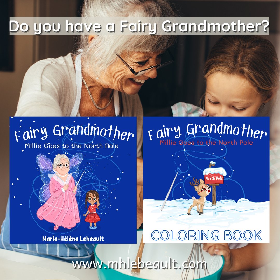 Fairy Grandmother: Millie Goes to the North Pole 
amazon.com/dp/B09NLB9B1G

A delightful holiday book that's sure to become a Christmas tradition!

#kids #granny #grandmother #fairygrandmother #picturebook #kidsbooks #books4kids #reader #readerscommunity