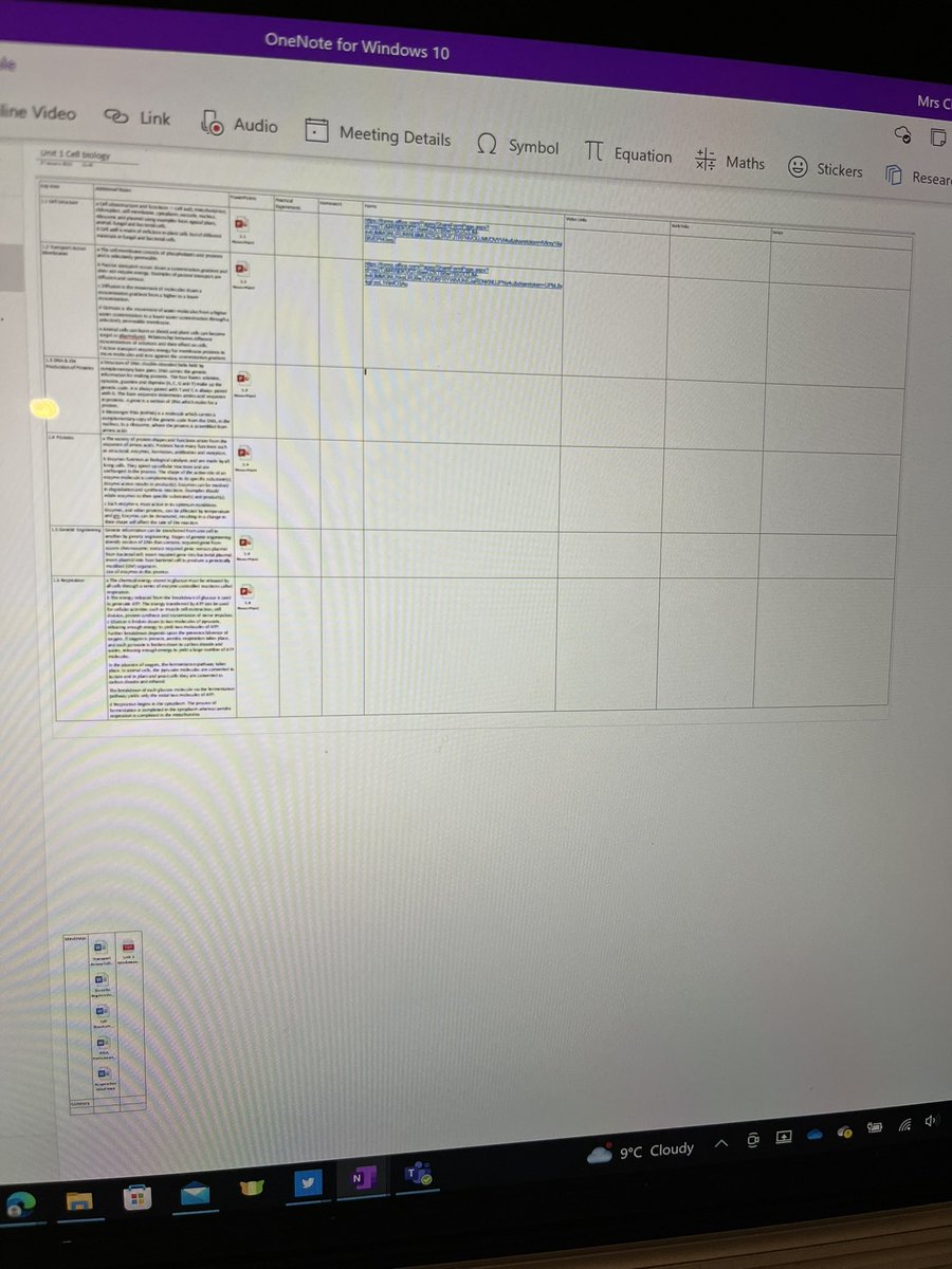 Sfm36's tweet photo. National 5 course development and organisation in progress with the help of @OneNoteEDU linked to our dept team. Made n4 so much easier this year so now to get n5 done #TeamMIEEScotland #EverythingInOnePlace https://t.co/mQ71iMbdp5
