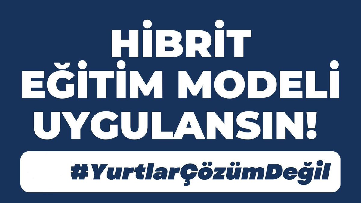 #YurtlarÇözümDeğil