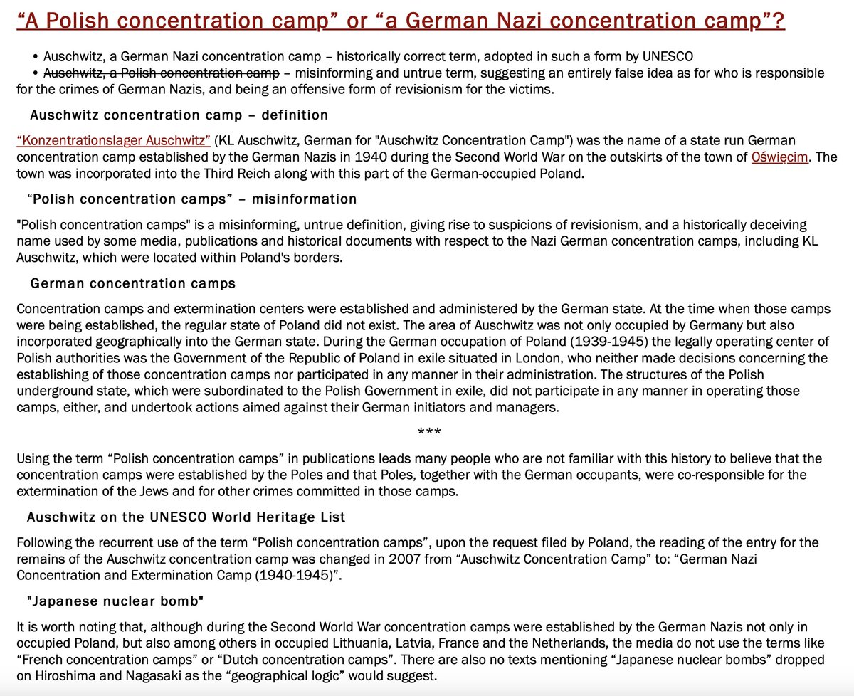 AuschwitzMuseum's tweet photo. @KathWertheim @RafaelDakowicz @judygelman No. Auschwitz (nor Majdanek or Chełmno) was not a Polish death camp. Poland or Poles had no role in planning, building and administration of the camp. It also was located not in Poland, but in occupied Polish territory annexed into the Third Reich. 
https://t.co/1RLgLsxzWK https://t.co/a3Kae6yq3o