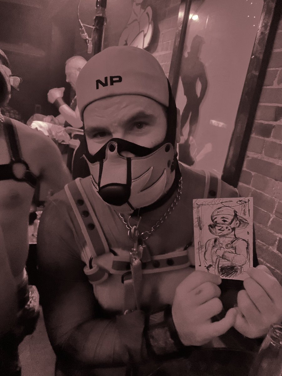 RickyMestre's tweet photo. Pup sketches. Drawing in the dark. #gaypup #leather #kink #fetishnight https://t.co/a4oE0xdMRj
