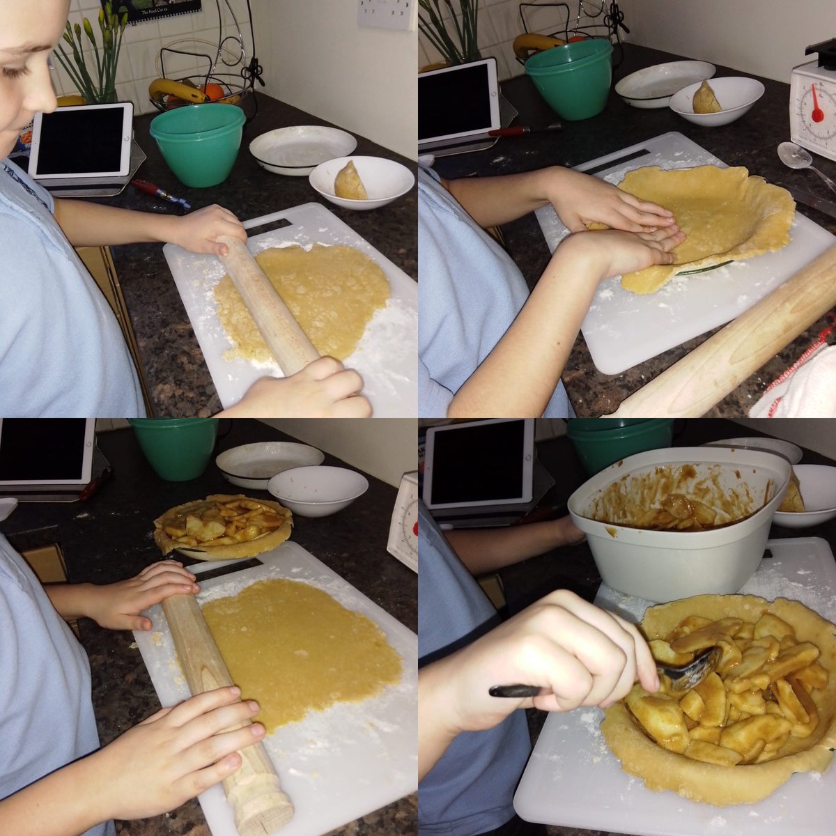 DuffyShel66's tweet photo. William loved making Apple Pie with his Nan for his #Y5HomeLearningDT North America food Tech @MrsMellingClass @MrsPearce5P @St_Wilfrids_CE https://t.co/OYJBNaHi2u