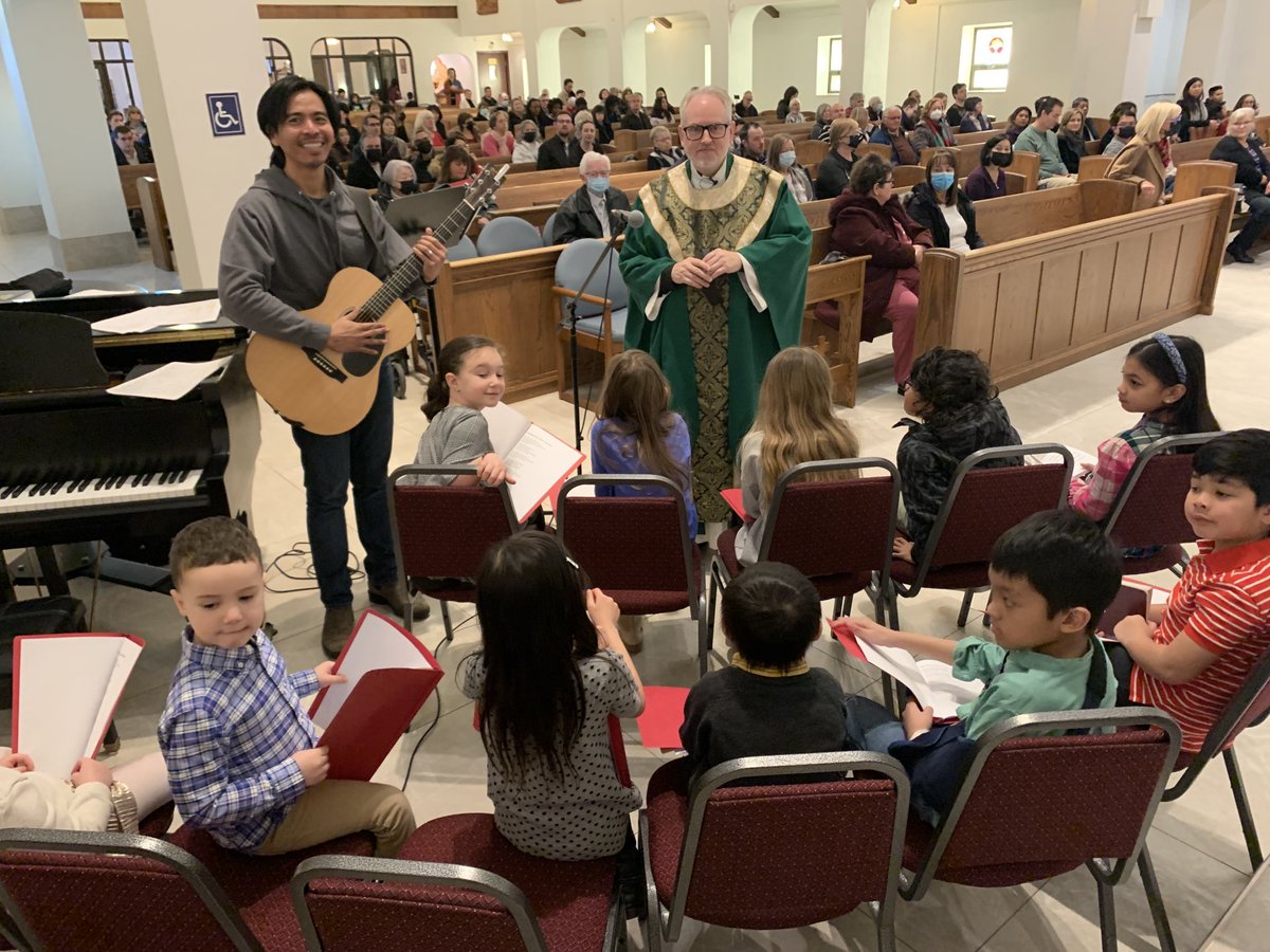Today was the first day for our Children’s Choir at St Ann’s! What a joyous occasion! We Welcomed Fr Mark Morley as our guest celebrant this weekend!