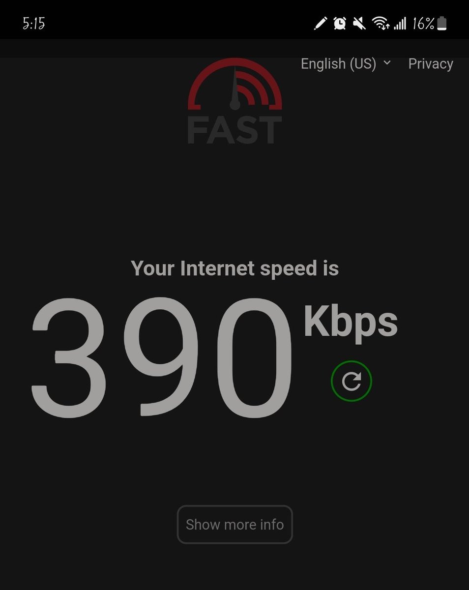 If <a href="/MTNNG/">MTN Nigeria</a> is the weapon fashioned against me.. They're beginning to Prosper o. 

This is my internet speed even with the 4G mifi.
