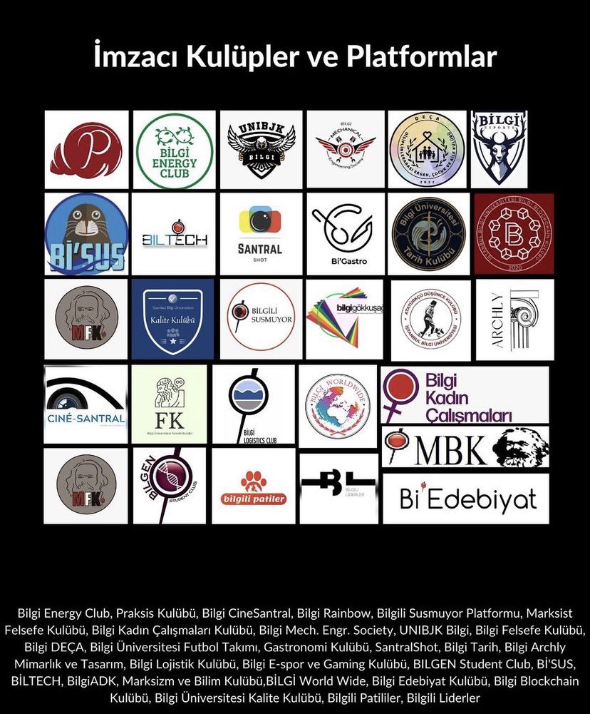 Üniversitelerin uzaktan egitime geçmesi ile ilgili, 11 Subat
Cumartesi günü verilen karar hakkinda istanbul Bilgi Universitesi ögrenci kulüpleri olarak itiraz ediyoruz, kampüslerimizi geri istiyoruz.
#UzaktanEgitimeHayir #universitemedokunma 
#YurtlarçözumDegil