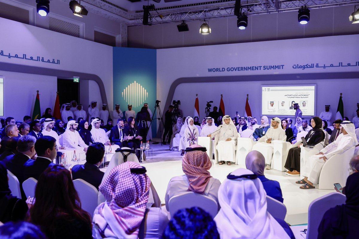 HamdanMohammed's tweet photo. I was delighted to attend the Arab Meeting for Young Leaders ahead of the @WorldGovSummit’s start. Our founding fathers’ vision has enabled our youth to be significant contributors to nation building. We are happy to share our experiences in empowering youth with Arab nations. https://t.co/TAybIXpJ7o