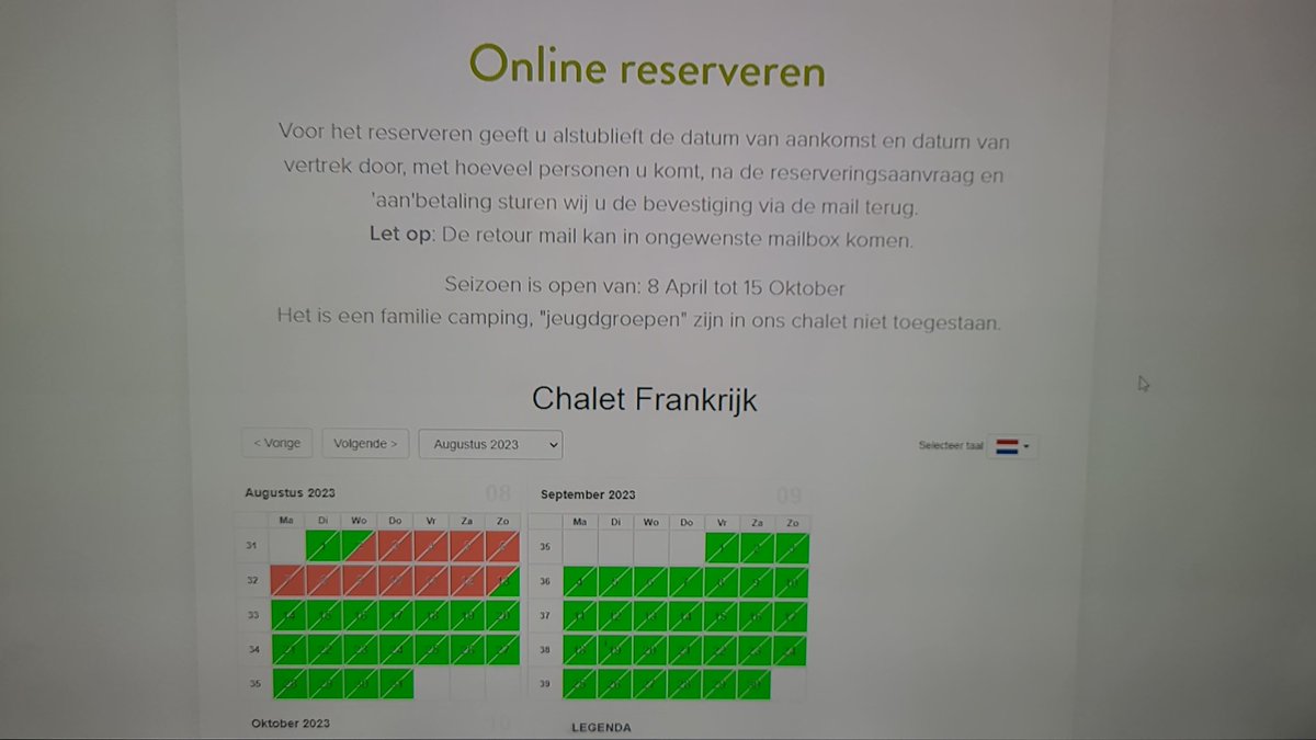 De eerste officiele boeking is binnen!!!🥳🥳🥳

Wij kijken er erg naar uit om de gasten dit seizoen te mogen verwelkomen.