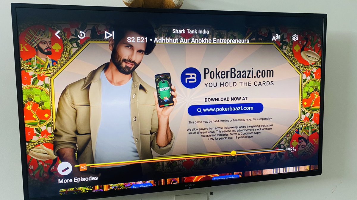 ashu_agg's tweet photo. ⁦@SonyLIV⁩ all limits crossed even for paid plan, 2-2 ads dikha rahe hai ek baar me 😂 https://t.co/AZIqKxKcMr