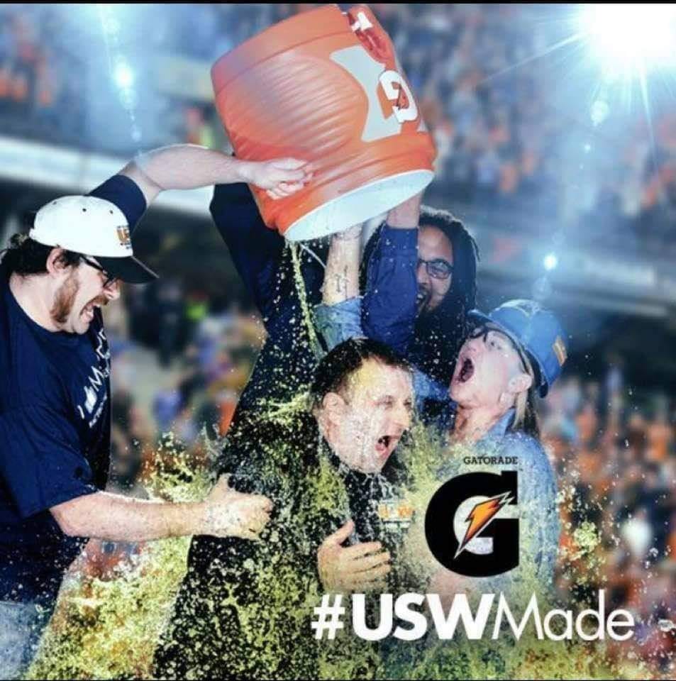 steelworkers's tweet photo. Congratulations to the 2023 #SuperBowl champs, Kansas City @chiefs. We're proud the purple @Gatorade celebration was #USWMade by Local 1999 in Indianapolis! #EverybodysUnion #1u #GatoradeColor https://t.co/FNDHswFTgx