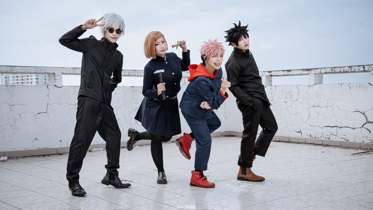 IkedaIsora's tweet photo. 🌟lên hình dàn thôi (⁠◍⁠•⁠ᴗ⁠•⁠◍⁠)
--------------------
✨Anime✨: Jujitsu Kaisen
Character: Gojo, Megumi, Itadori Yuji, Nobara, Geto, Nanami, Toge
💥Cosplayer💥:
.Ikedaisora.Sashimi.Yoshihara.Hayden.Lish.Mau Monica.Rồng Nobita.Rai.
--------------------
#JujutsuKaisen https://t.co/zzz38Hnnwx