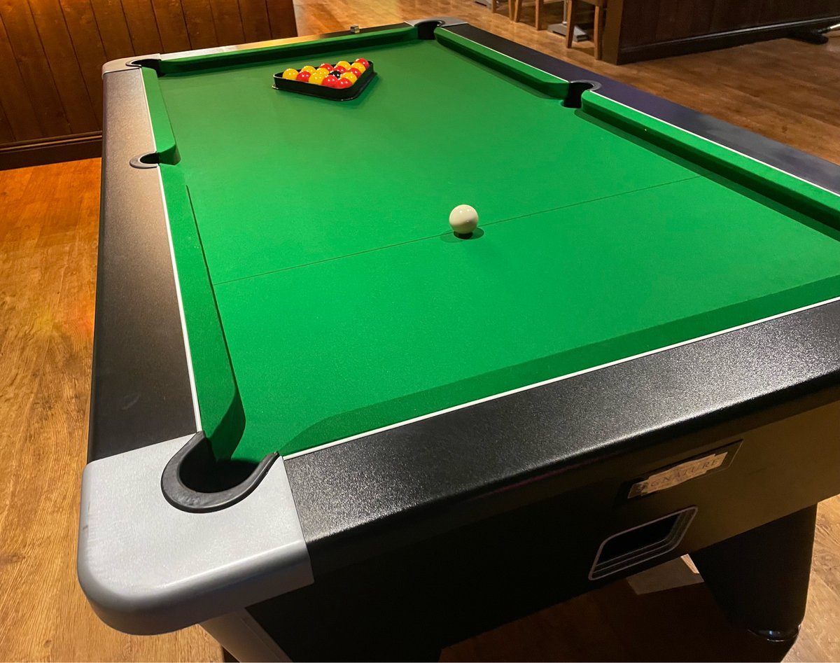 We’re open till 10pm tonight ❗️

Come join us for fun, food and laughter😉

Don’t forget our contactless table is just £1 per game 🎱