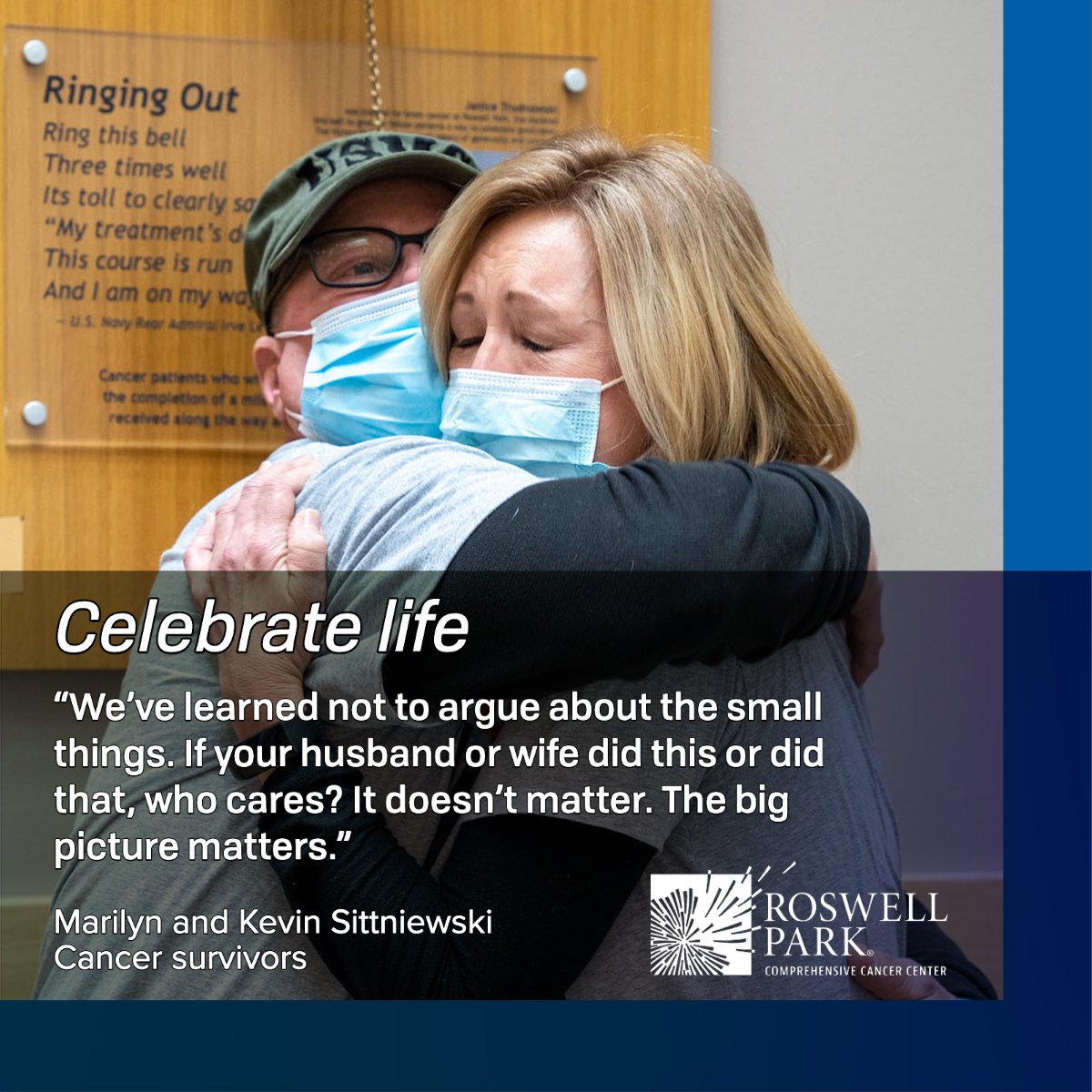 Marilyn &amp; Kevin Sittniewski are celebrating the decades they've had building a life together. They have two beautiful daughters, a tight-knit family, friends they travel to visit. They’ve shared a lot, but they never expected to both be leukemia survivors. bit.ly/Roswell_Marily…