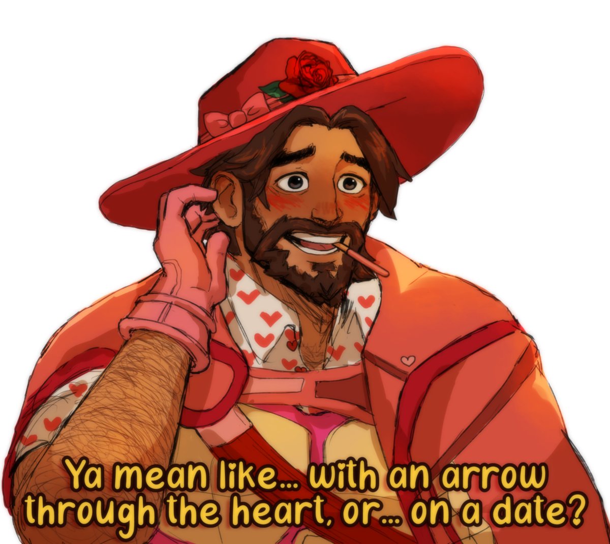 kirschade's tweet image. Loverwatch secret ending leaked (˵ ͡° ͜ʖ ͡°˵) 💘