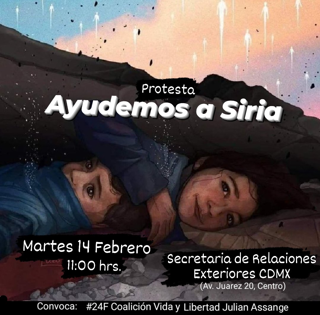 Assange_libre's tweet image. La cuestión Humanitaria no debe politizarse, la población Siria continúa sufriendo, muriendo, el tiempo es esencial.
Occidente colectivo se hace de la vista gorda, medios masivos distorsionan la info, no callaremos ante tanta crueldad
 #SupportSyria   #SyriaPrevails  
@jaretos