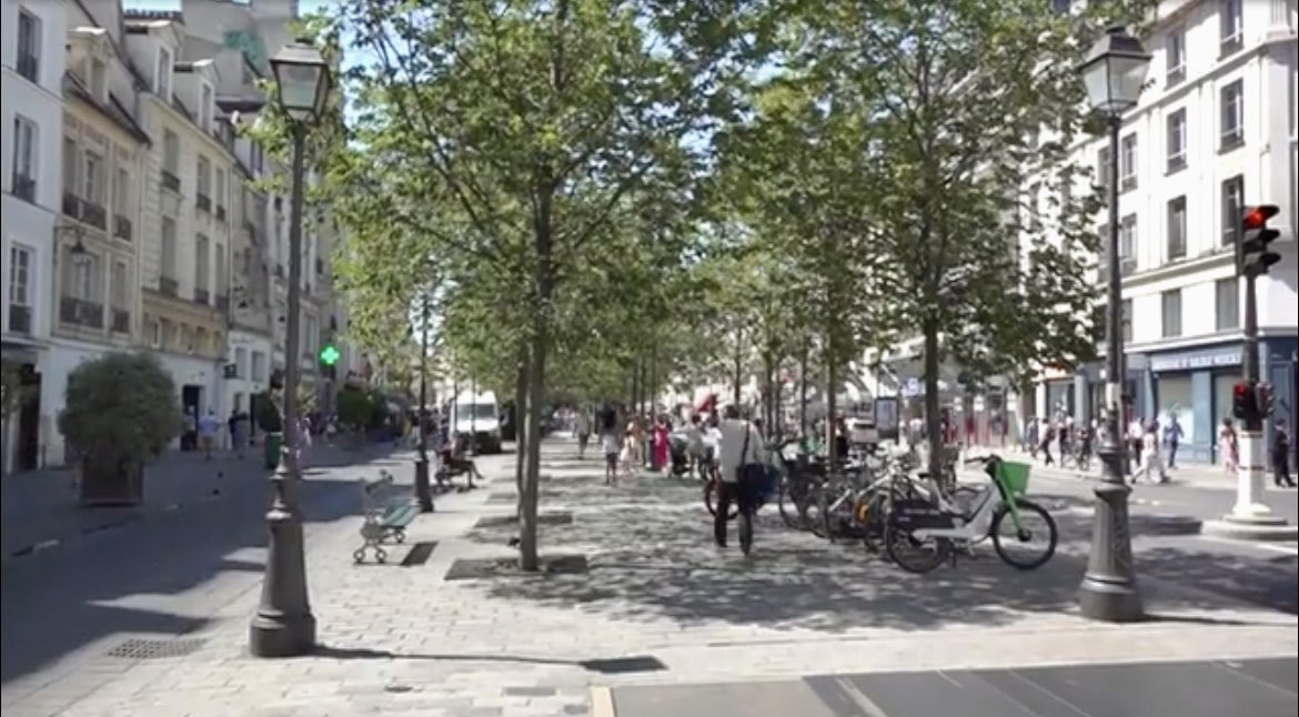BrentToderian's tweet photo. NEW: The 15-Minute City explained well as supporting an “ecosystem” of local things easily accessible for all, created by engaging local people and customizing strategies to local realities. New video by @Streetfilms featuring @CarlosMorenoFr and @CatAG74:
https://t.co/NHFWI2zT9I https://t.co/DilevnIsjX