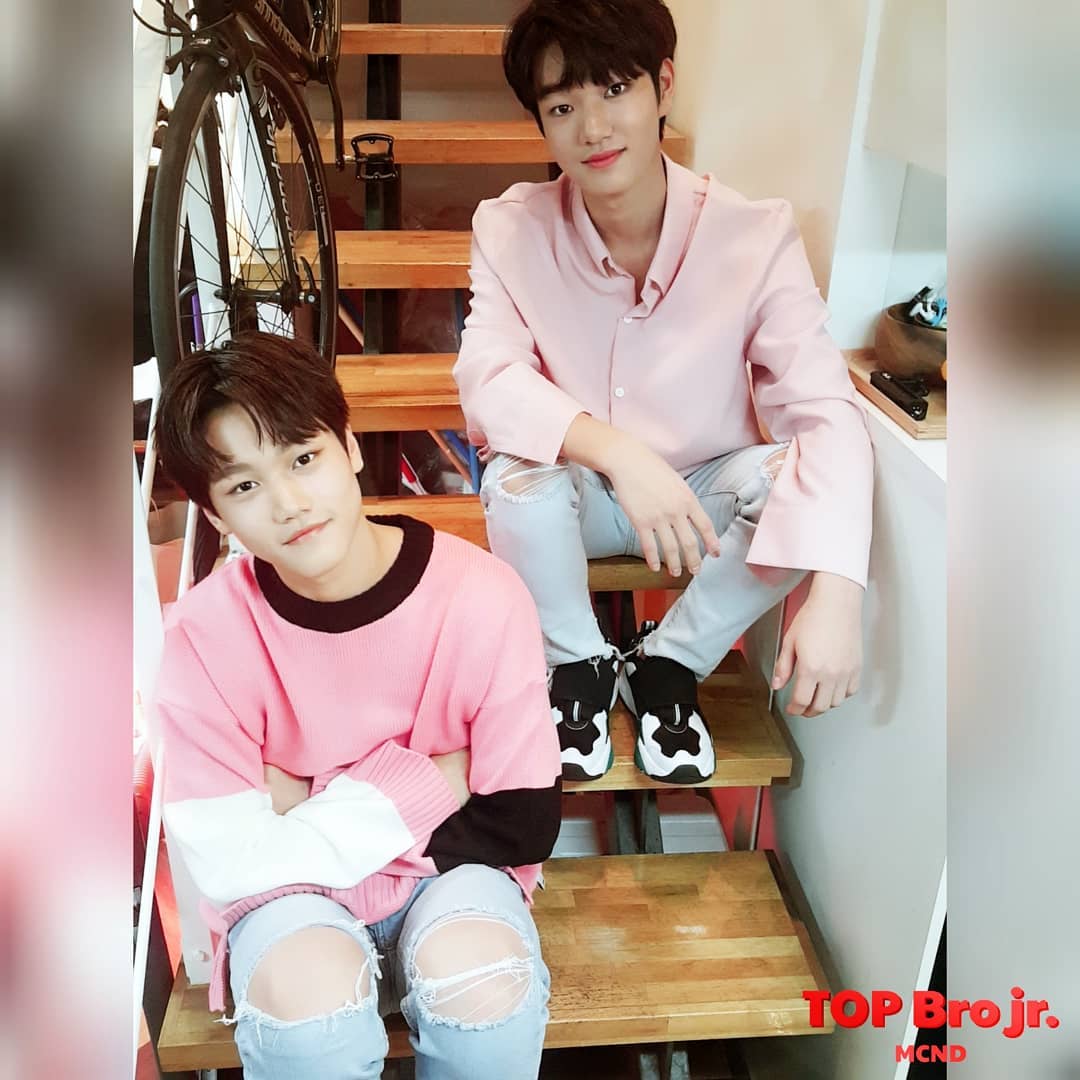 gemdeeee's tweet photo. non gems will never believe that the first picture is minjae and huijun's trainee days. yes they're that young when they started to become trainees. 😭😭😭 https://t.co/ZIqEt5BOlH