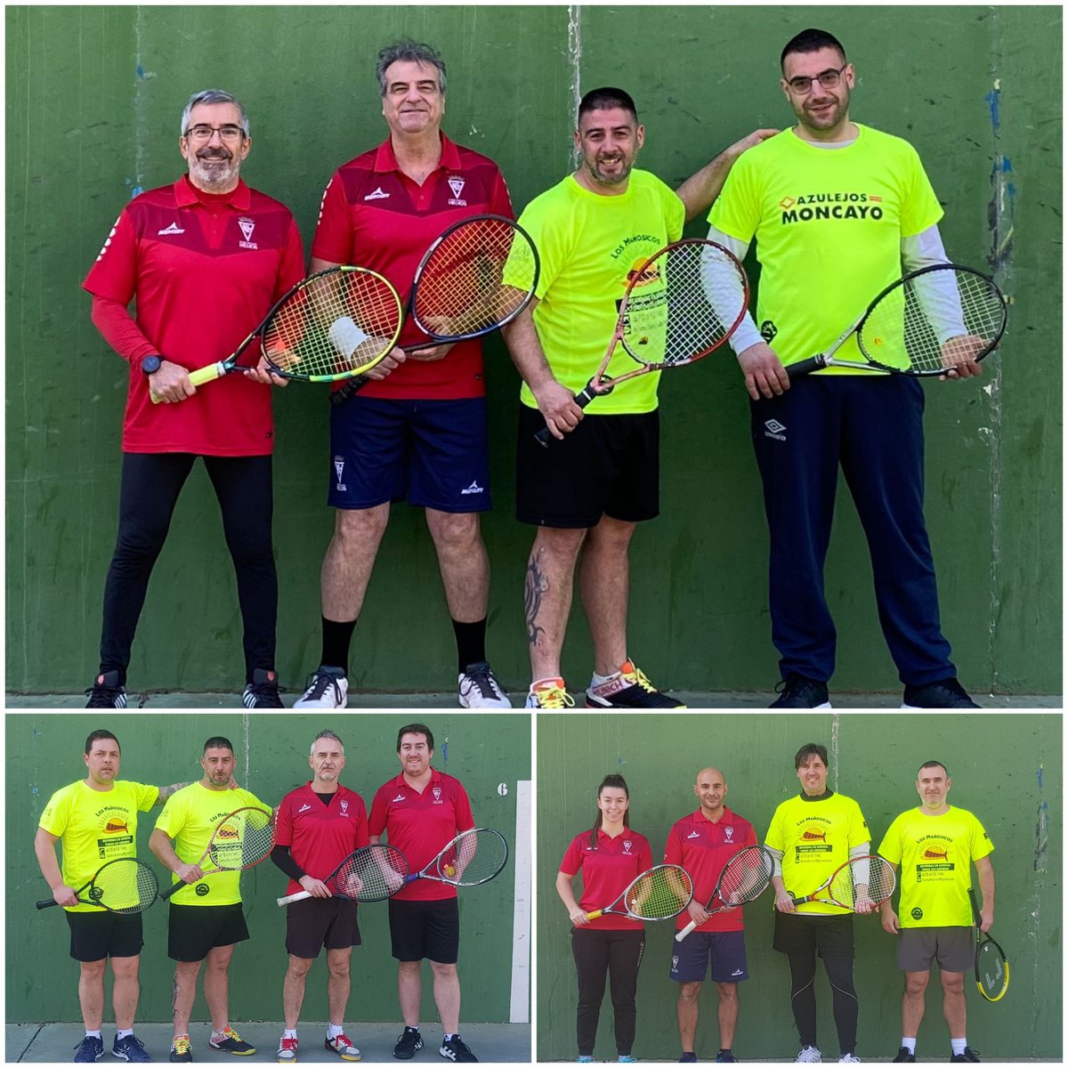 PelotaCNH's tweet photo. El equipo de Helios Veteranos de Frontenis del Centro Natación Helios  ha jugado hoy su partido contra el equipo de Cuarte.
El resultado ha sido un 2/1 a favor de nuestro equipo. 

#heliosveteranos 
#heliospelota 
#frontenishelios https://t.co/lkUXp2cOOj