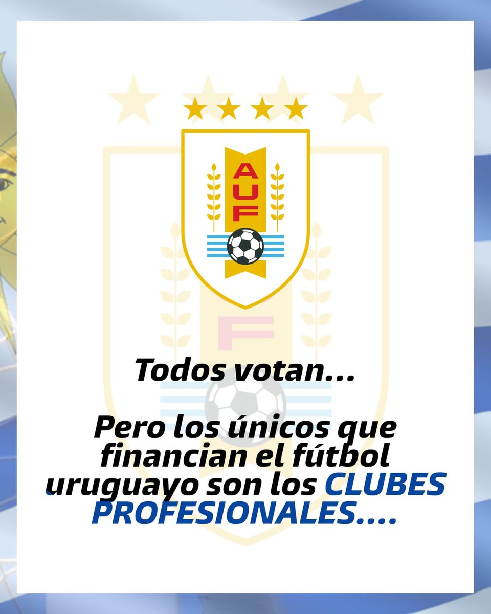 Poco puede durar un presidente del fútbol uruguayo que está en contra de los equipos que mueven el fútbol uruguayo.