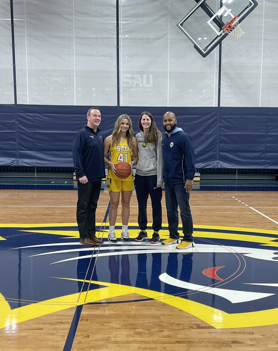 After at great visit, i’m excited to have received an offer to continue my academic and athletic career at <a href="/SAUCougarsWBB/">Spring Arbor Women's Basketball</a>. Thank you coach Williams, coach Terrance and coach Alex for showing me around! <a href="/iamtwillis/">Coach Willis</a>  <a href="/CoachAl_Scott/">Alex Scott</a> @dvillevarbball <a href="/MIpremierbball/">Michigan Premier</a> <a href="/CoachSaldana517/">Coach Saldana</a>
