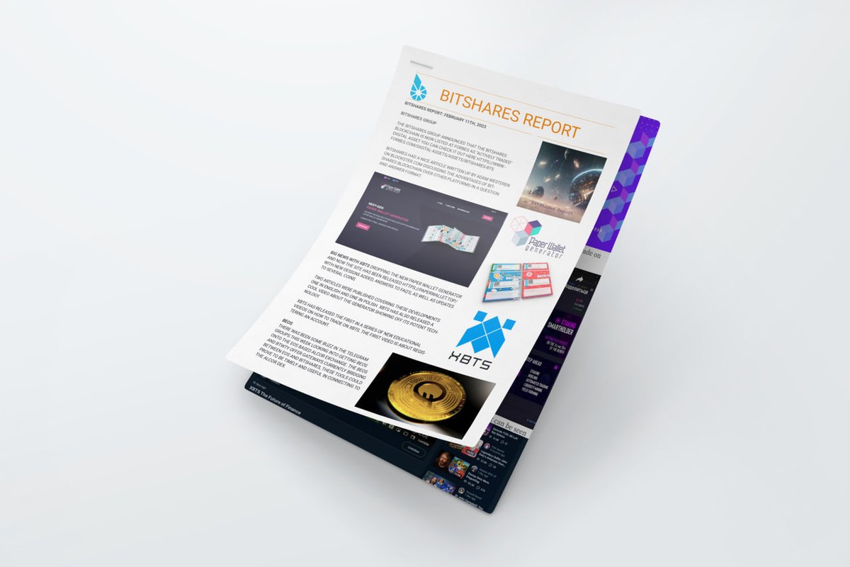 BitShares Report — Hive hive.blog/bitshares/@hig… 

#news #xbtsdex #bitshares #bitsharesgroup #beos #Quint #paperwallet #NeuralNetworks